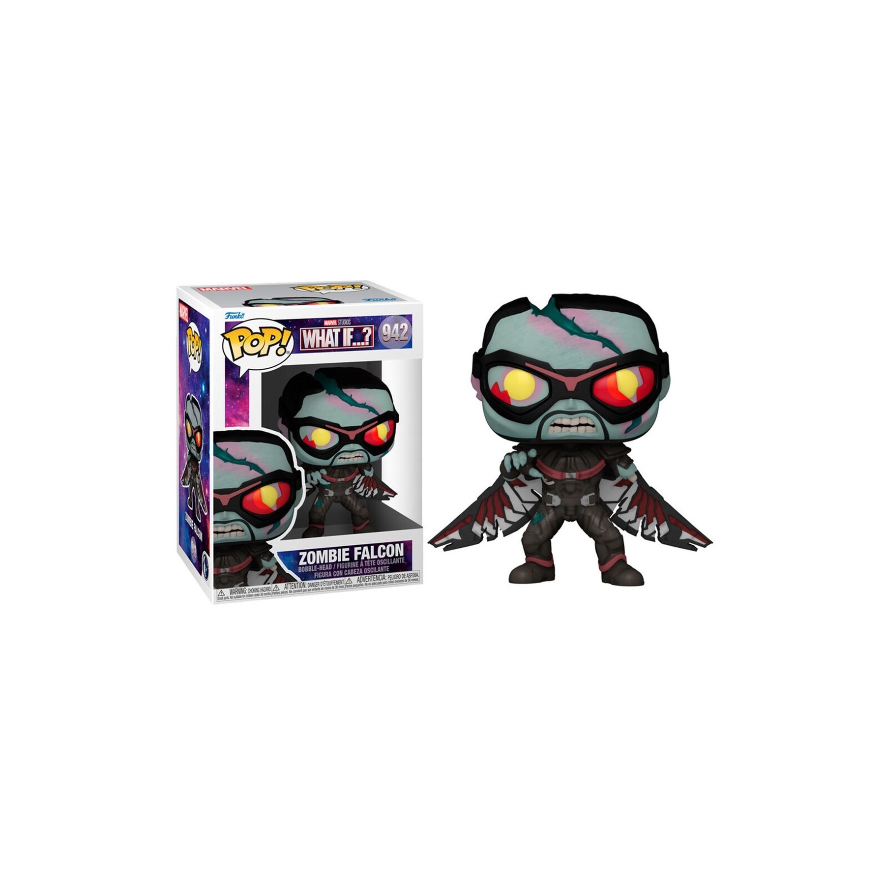 Figura Pop Marvel What If Zombie Falcon