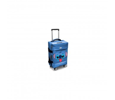Maleta Trolley Face Stitch Disney 55Cm