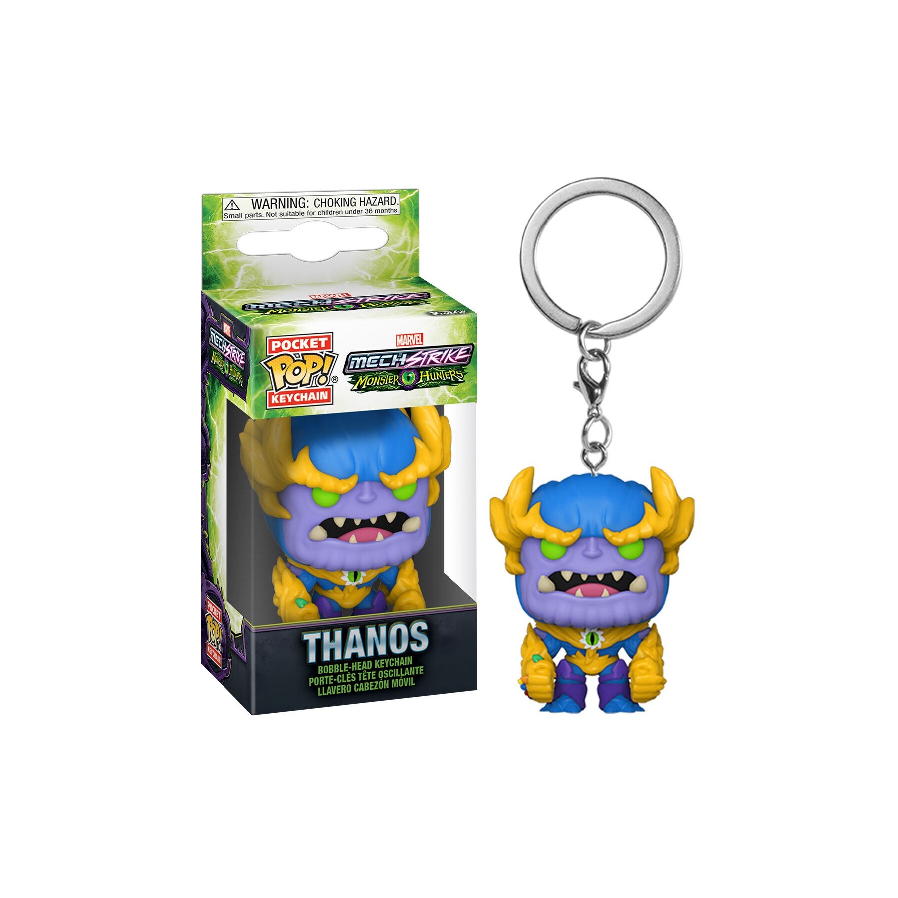 Llavero Pocket Pop Marvel Monster Hunters Thanos