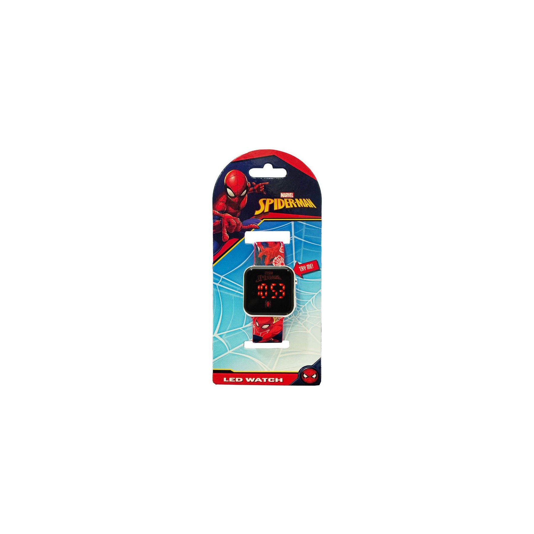 Reloj Led Spiderman Marvel