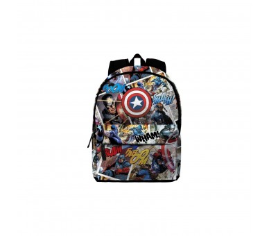 Mochila Comic Capitan America Marvel 44Cm Adaptable