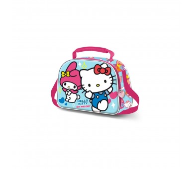 Bolsa Portameriendas 3D Friendship Hello Kitty