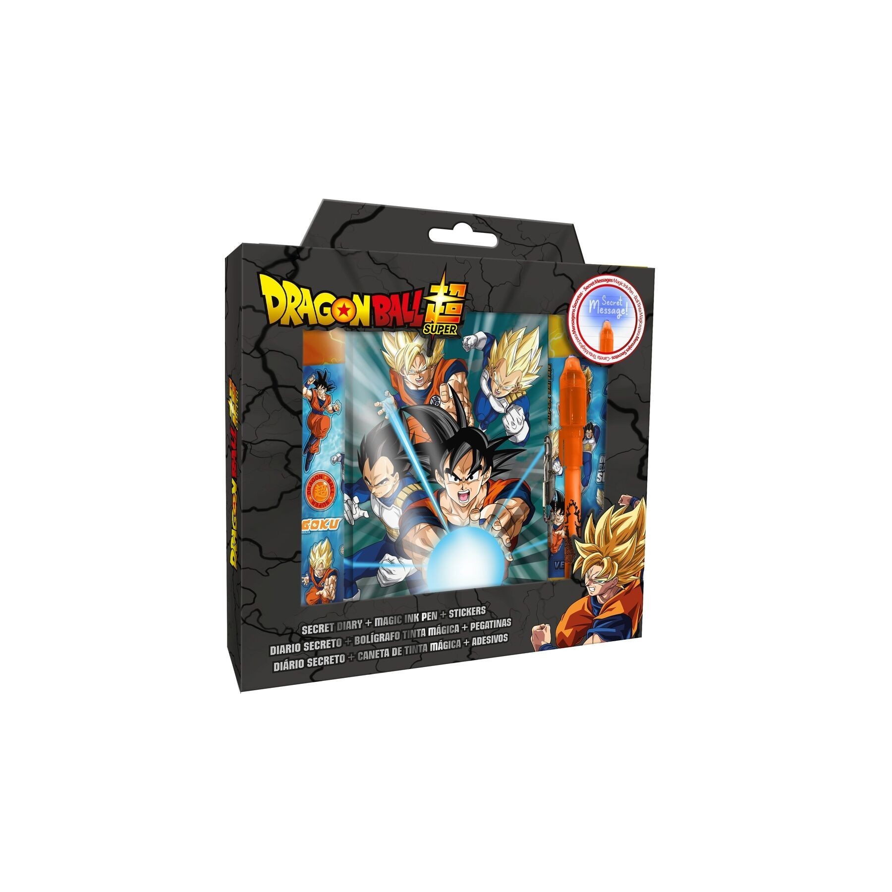 Diario + Boligrafo Magico Dragon Ball Super