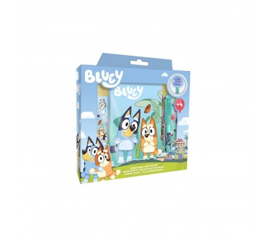 Diario + Boligrafo Magico Bluey