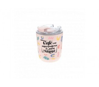 Vaso Termico Cafe Con Superpoderes Para Mama 280Ml