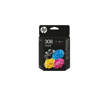 Pack Cartuchos Tinta Hp 308 Negra - Tricolor