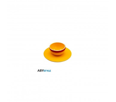 Set Cuenco Y Platillo Abystyle One Piece Sombrero De Paja