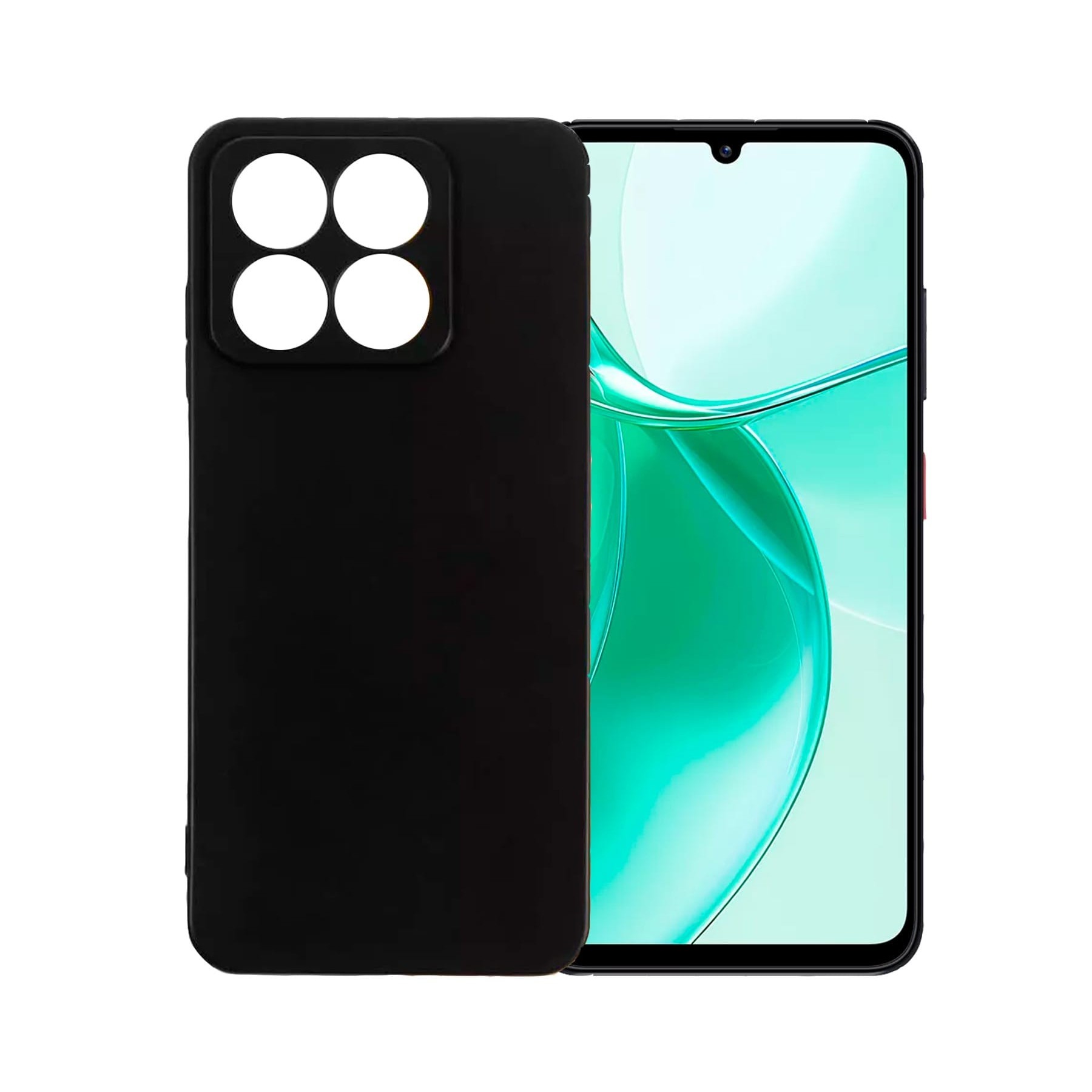 Jc Funda Trasera Mate Negro / Zte A35