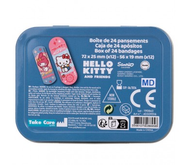 Caja Metal Tiritas Hello Kitty & Friends