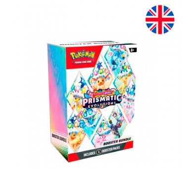 Juego cartas coleccionables Booster Bundle Evoluciones Prismaticas Pokemon ingles