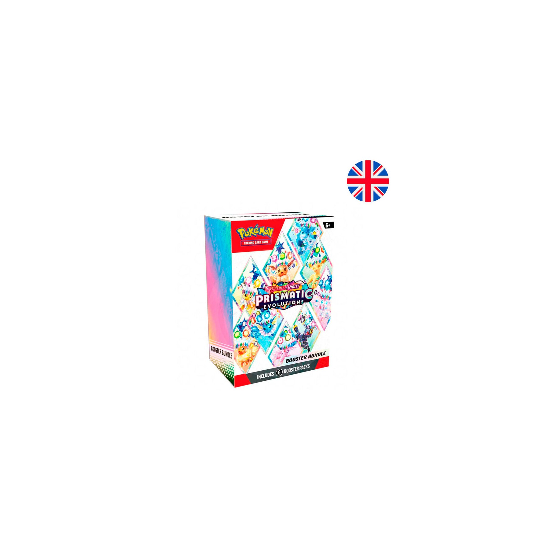 Juego cartas coleccionables Booster Bundle Evoluciones Prismaticas Pokemon ingles