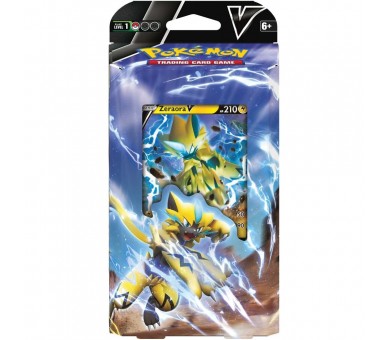 V Battle Deck juego cartas coleccionables Deoxys vs Zeraora Pokemon ingles
