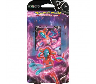 V Battle Deck juego cartas coleccionables Deoxys vs Zeraora Pokemon ingles