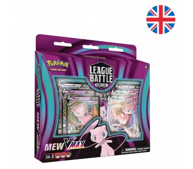 Baraja juego cartas coleccionables Mew VMax Pokemon ingles