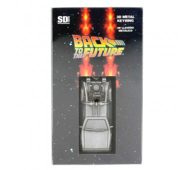 Llavero 3D metal Delorean Regreso al Futuro