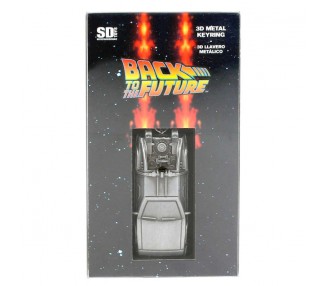 Llavero 3D metal Delorean Regreso al Futuro