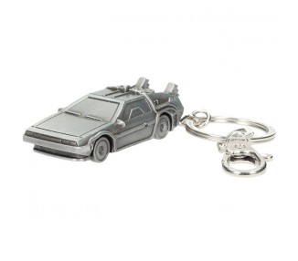 Llavero 3D metal Delorean Regreso al Futuro