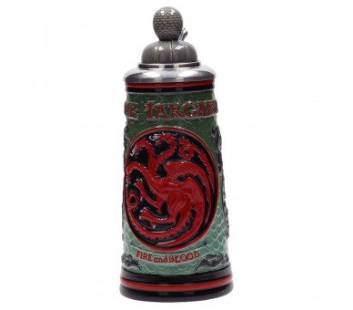 Jarra ceramica relieve Bavarian Targaryen Juego de Tronos