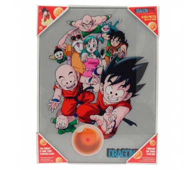 Poster cristal personajes Dragon Ball