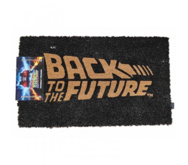 Felpudo logo Regreso al Futuro