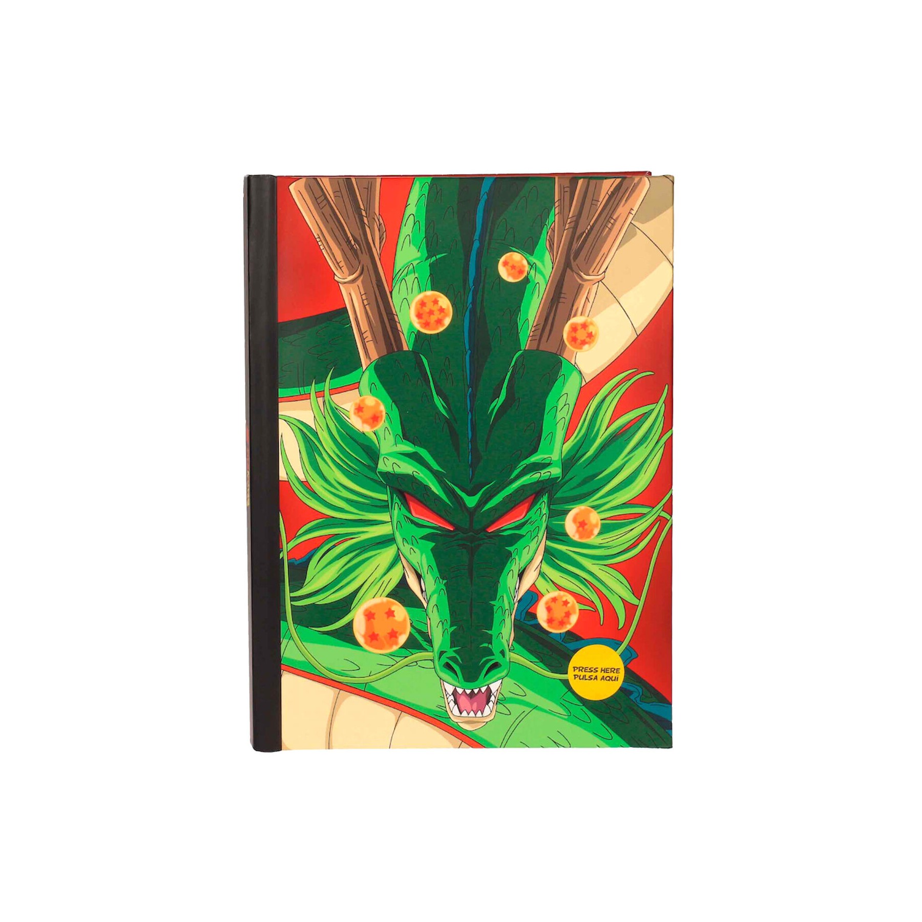 Cuaderno A5 Shenron Dragon Ball luces