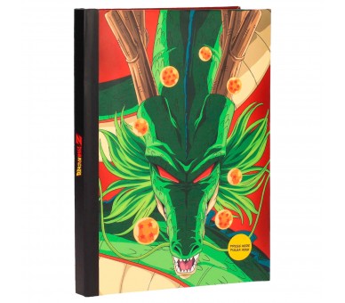 Cuaderno A5 Shenron Dragon Ball luces