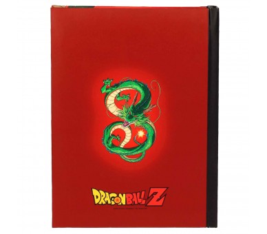 Cuaderno A5 Shenron Dragon Ball luces