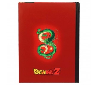Cuaderno A5 Shenron Dragon Ball luces