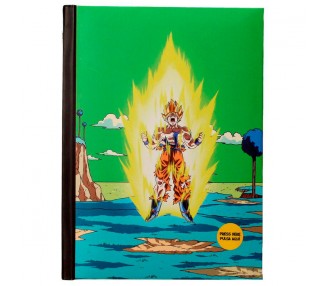 Cuaderno A5 Namek Final Battle Dragon Ball Z con luz