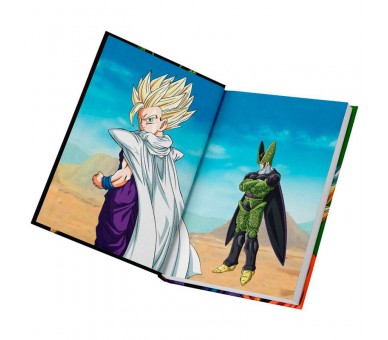 Cuaderno A5 Cell Final Battle Dragon Ball Z con luz