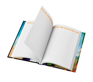 Cuaderno A5 Cell Final Battle Dragon Ball Z con luz
