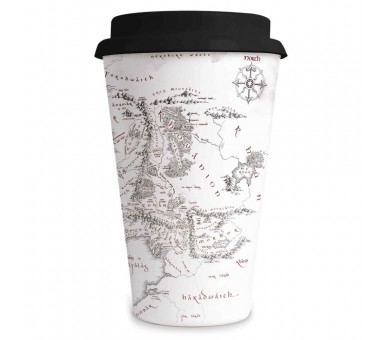 Taza viaje Mapa Tierra Media El Señor de los Anillos
