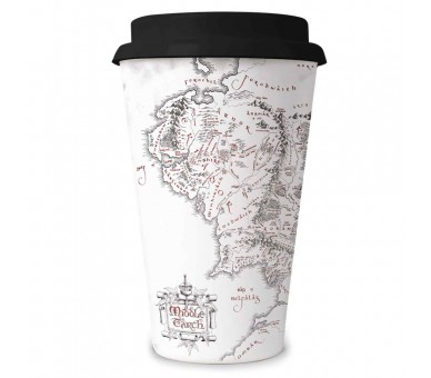 Taza viaje Mapa Tierra Media El Señor de los Anillos