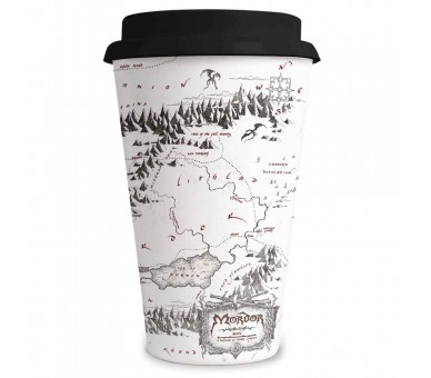 Taza viaje Mapa Mordor El Señor de los Anillos
