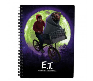 Cuaderno 3D Elliot E.T El Extraterrestre