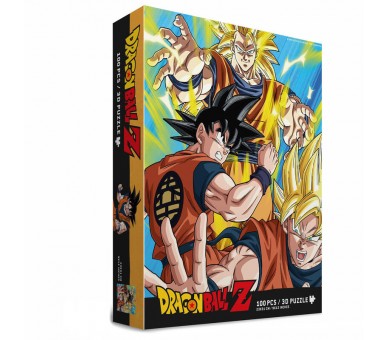 Puzzle 3D Goku Saiyan Dragon Ball Z 100pzs