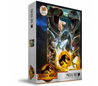 Puzzle 3D Dinosaurios Jurassic World 100pzs