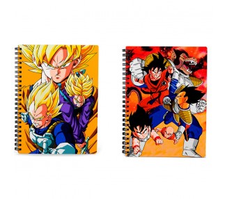 Cuaderno 3D Dragon Ball Z surtido