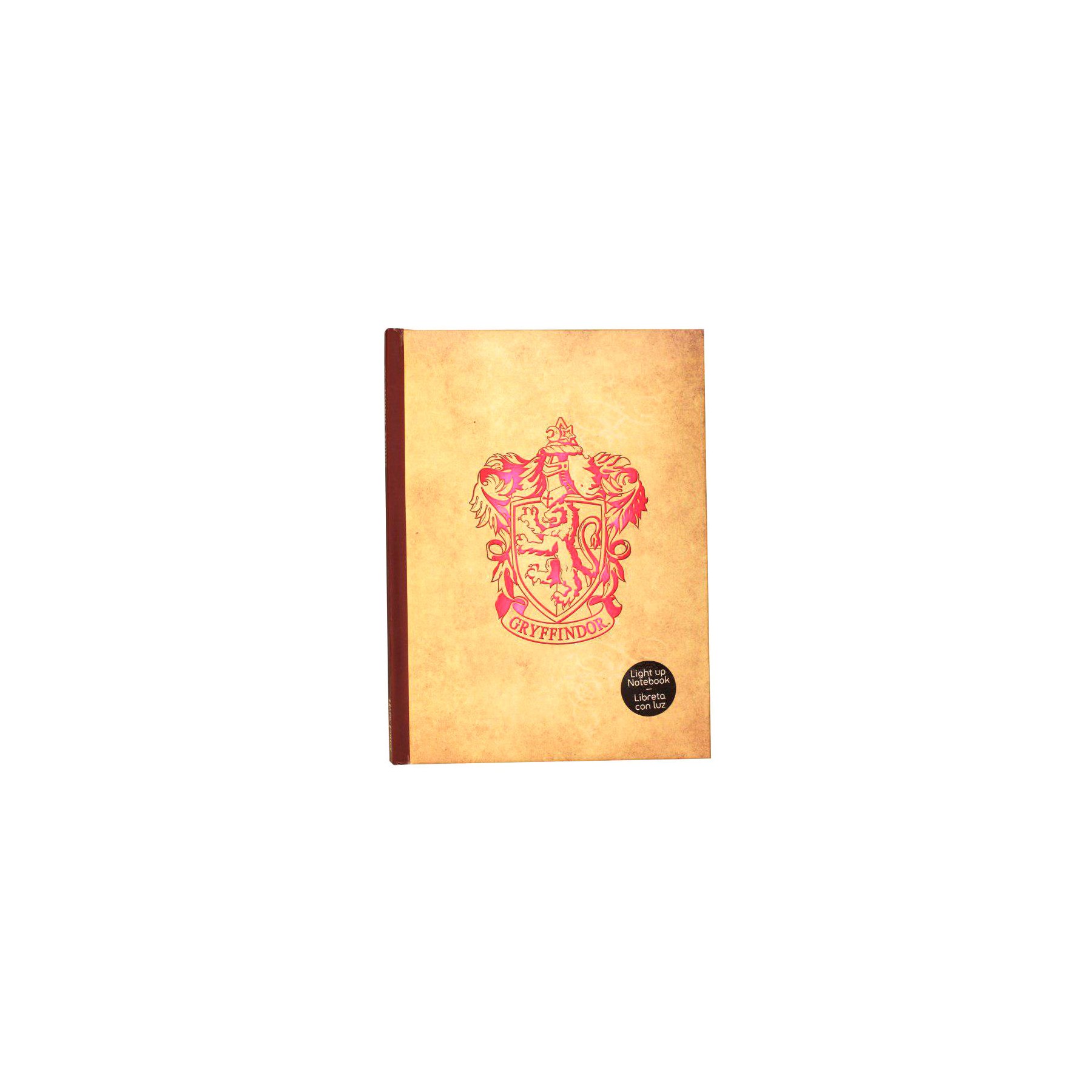Cuaderno Gryffindor Harry Potter con luz