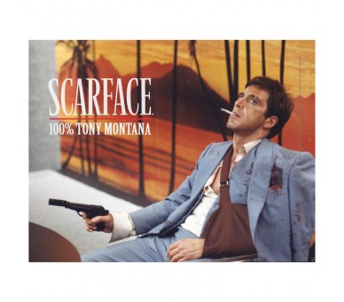Poster cristal Tony Montana Scarface