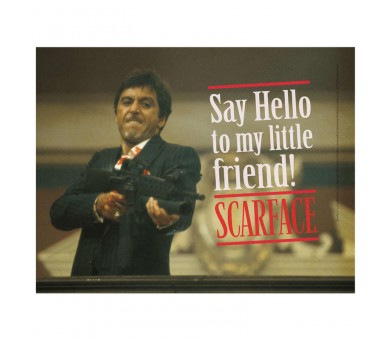 Poster cristal Say Hello Scarface