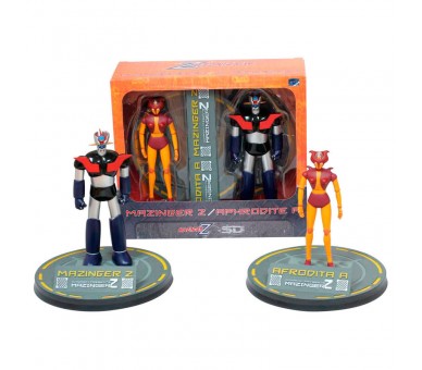 Blister 2 figuras Mazinger Z and Afrodita Mazinger 2 15-18cm
