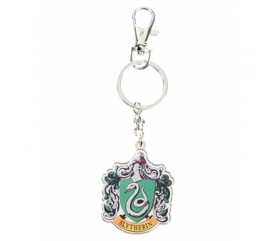 Llavero metalico escudo Slytherin