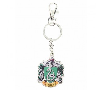 Llavero metalico escudo Slytherin