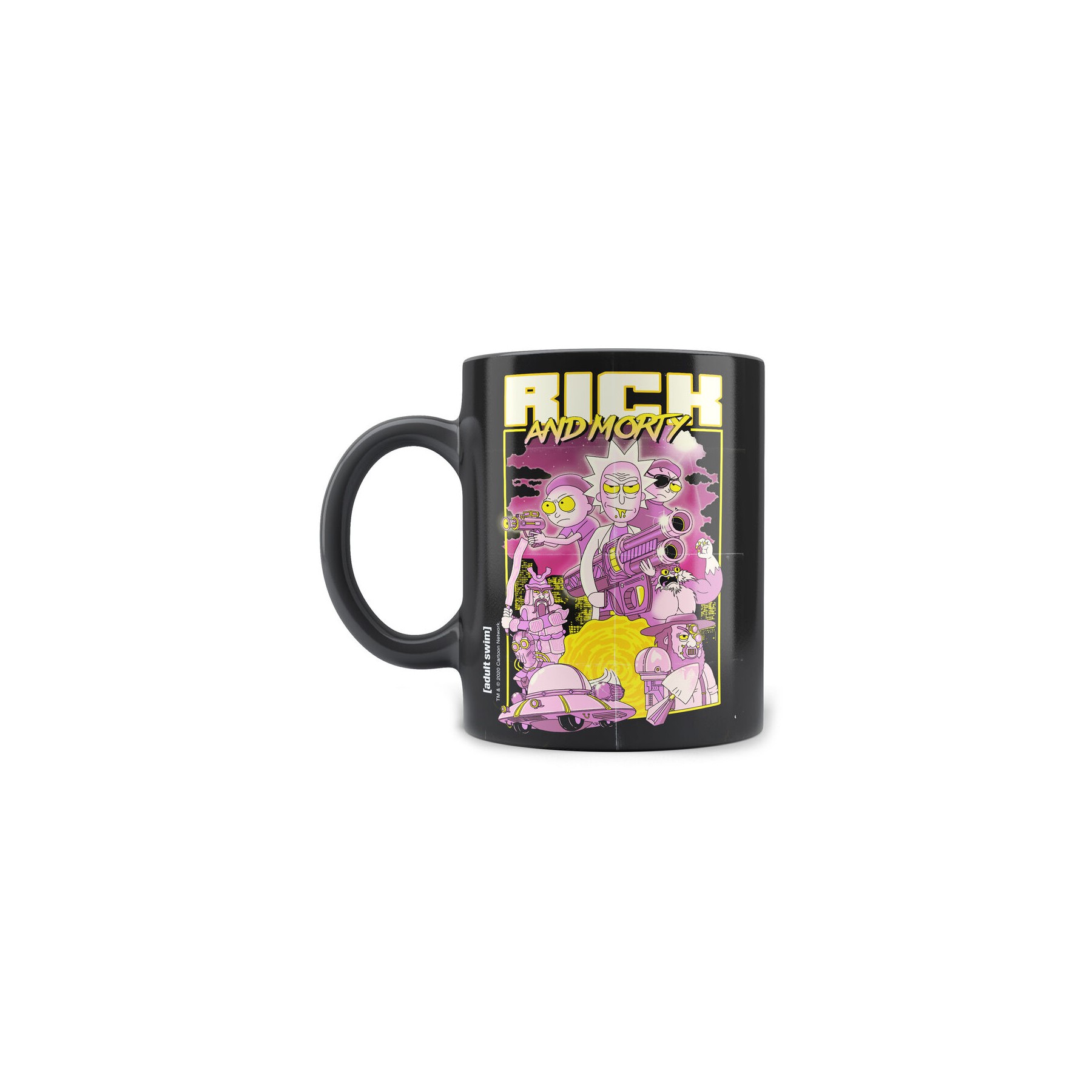 Taza Retro Poster Rick and Morty
