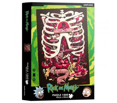 Puzzle Anatomy Park Rick and Morty 1000pzs