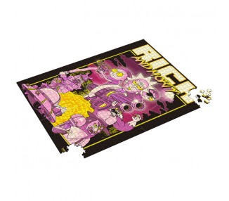 Puzzle Retro Poster Rick and Morty 1000pzs