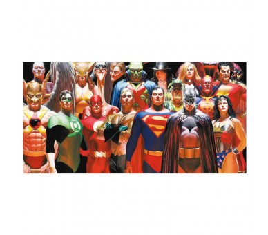 Poster cristal Liga de la Justicia DC Comics