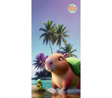 Toalla Capibara microfibra