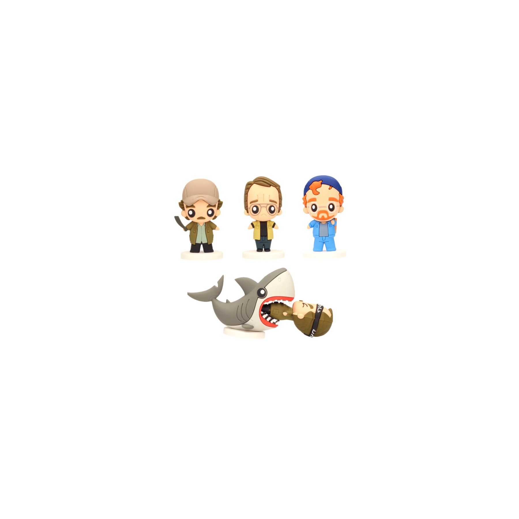 Set 4 figuras Pokis Tiburon